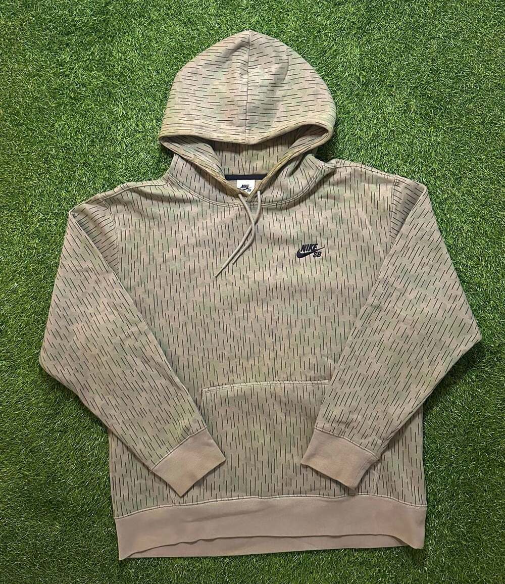 Nike SB Rain Camo Logo Hoodie Sweatshirt Skateboarding